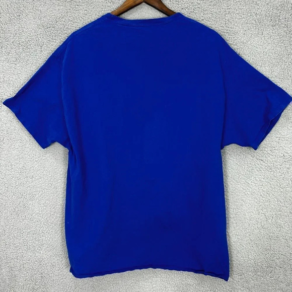 Champion Shirt mens XL Blue white Signature Logo Streetwear Athletic adult - Picture 5 of 5